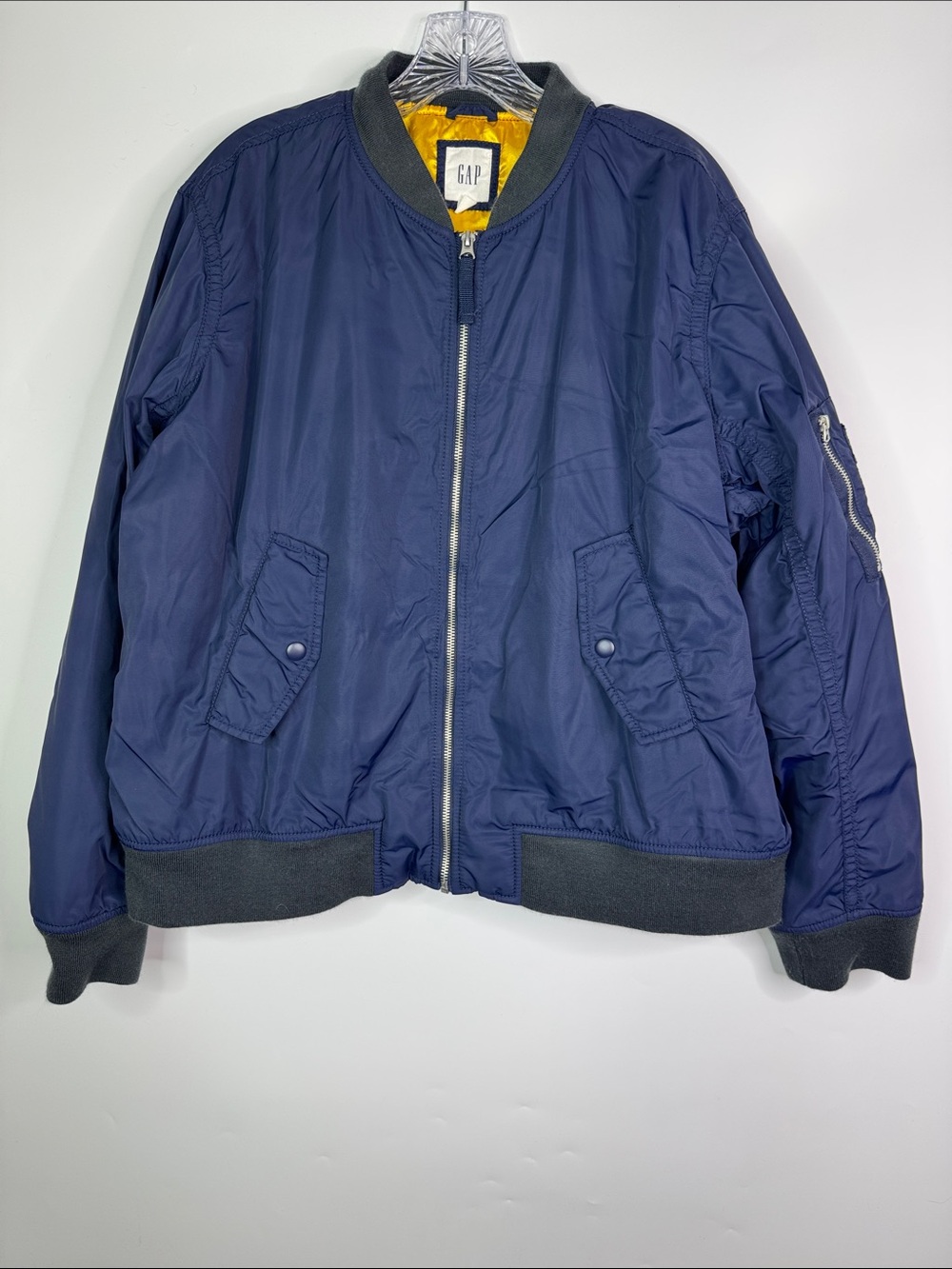 Gap Blue MA-1 Style Bomber Jacket Size XXL